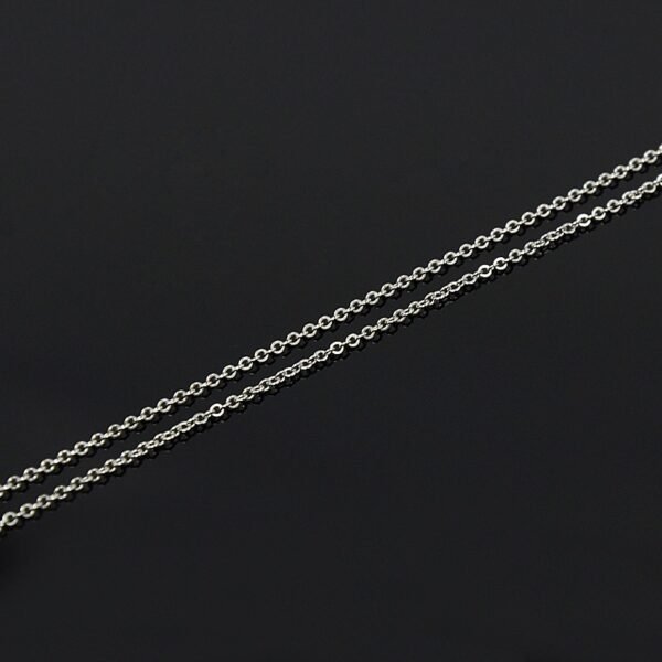 Cadenita rolo oval 0,6mm plata 925