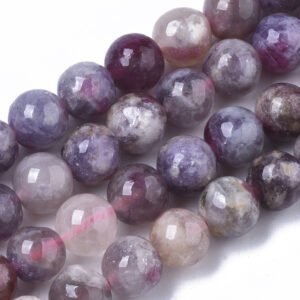 Tira de piedra natural turmalina purpura