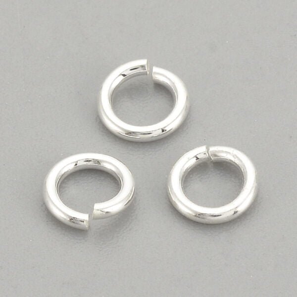 Argollitas de plata 925 (pack 10 unidades)