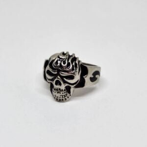 Anillo acero quirúrgico 316 hombre calavera