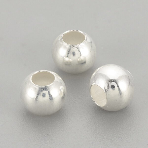 Separadores bolitas plata 925 2mm (100u)