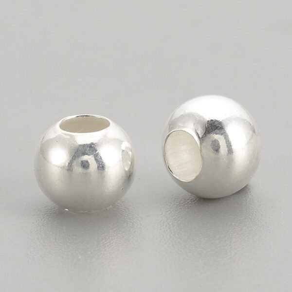 Separadores bolitas plata 925 1,8mm (100u.) - Imagen 2