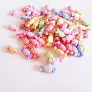 CARAMELOS DE ACRILICO DE COLORES (POR 50 GRAMOS)