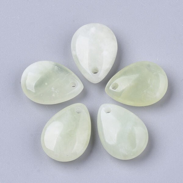 Colgante de piedra natural de jade