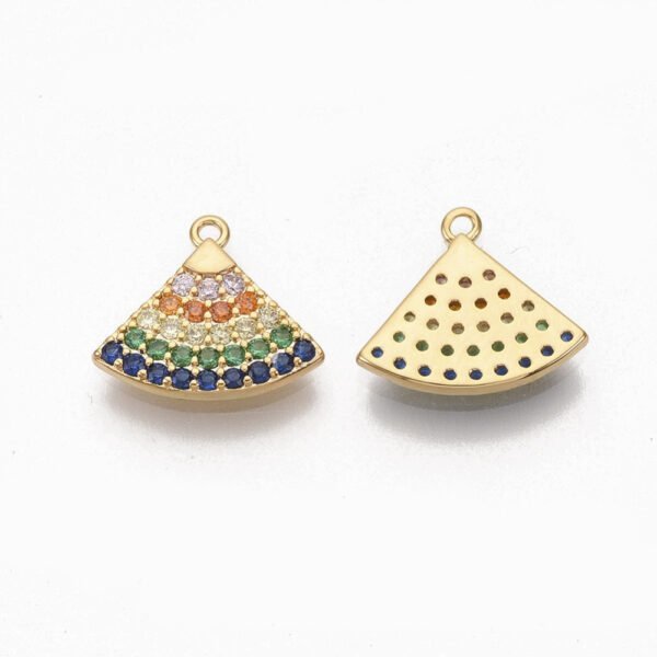 Colgante arcoiris laminado oro 18k/goldfilled