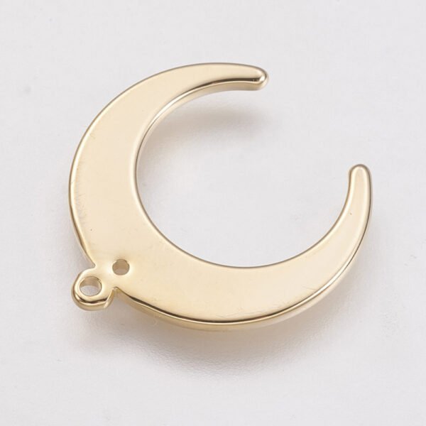 Dije de luna enchapado en oro real de 18 kilates/goldfilled - Imagen 2