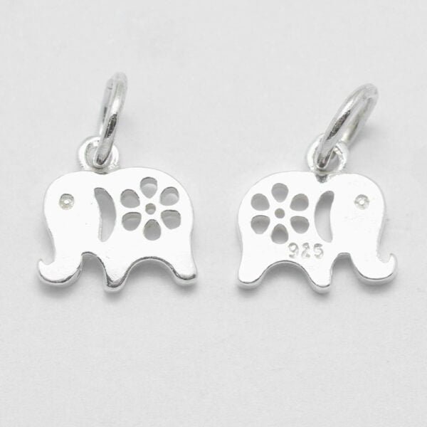 Dije elefante plata 925 tallada