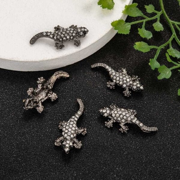 Dije iguana strass - Imagen 3