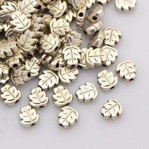 Dije pasante de hoja (pack x 10u.)