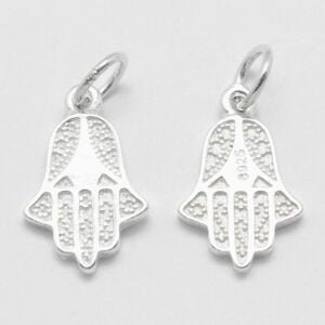 Dije plata 925 mano de Fátima/Hamsa