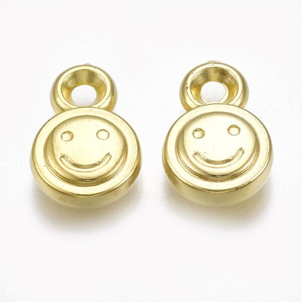 Dijes smile colgantes dorados por 50 gramos - Imagen 2