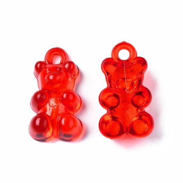 DIJES COLGANTES ACRÍLICOS OSITOS GUMMY POR 50 GRAMOS - Imagen 3