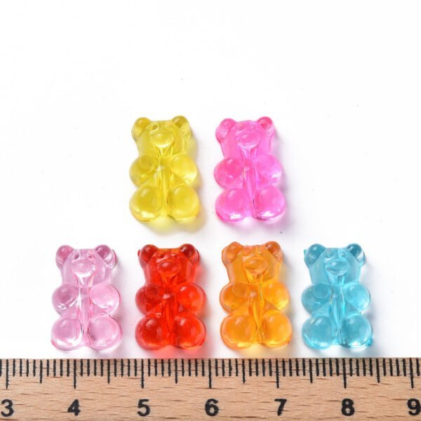 DIJES PASANTES ACRÍLICOS OSITOS GUMMY CORTE LONGITUDINAL POR 50 GRAMOS - Imagen 3