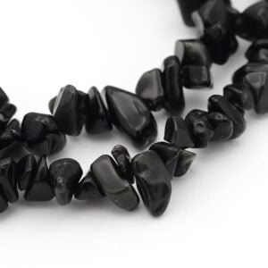 Escalla de obsidiana natural