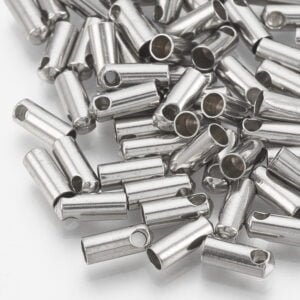 Extremos de cable de acero inoxidable de 8x3,5mm por 10 unidades