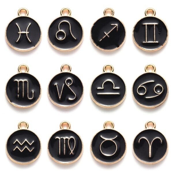 Dijes de signos conjunto de medallas (zodíaco)