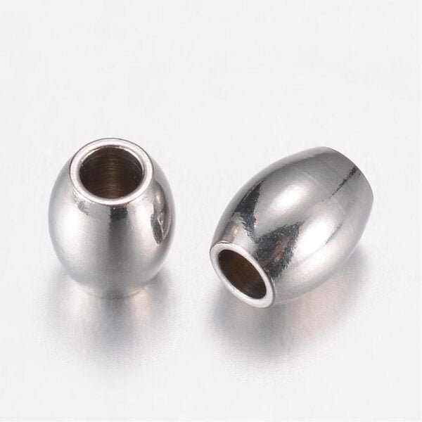 Separador de barril 5x4mm de acero quirúrgico 304l por 3 unidades - Imagen 2