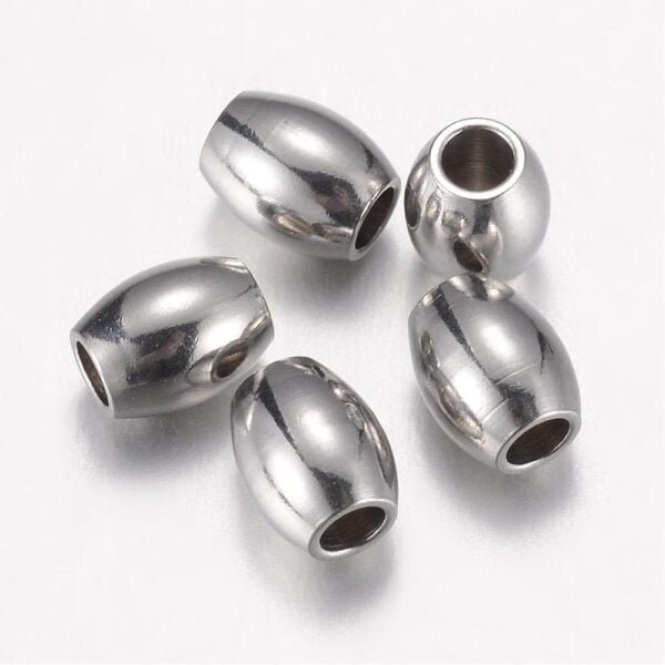 Separador de barril 5x4mm de acero quirúrgico 304l por 3 unidades