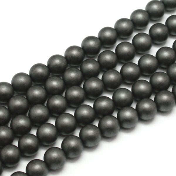 Tira de piedra hematite opaca