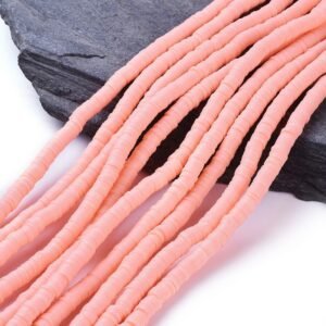 Tira de fimo plano salmón 6mm