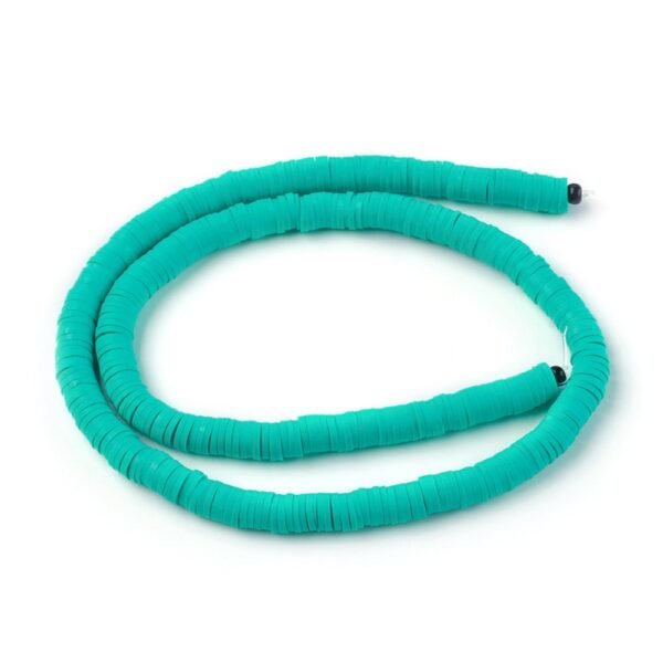 Tira de fimo plano verde agua