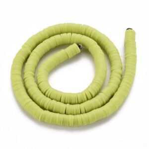 Tira de fimo plano verde manzana