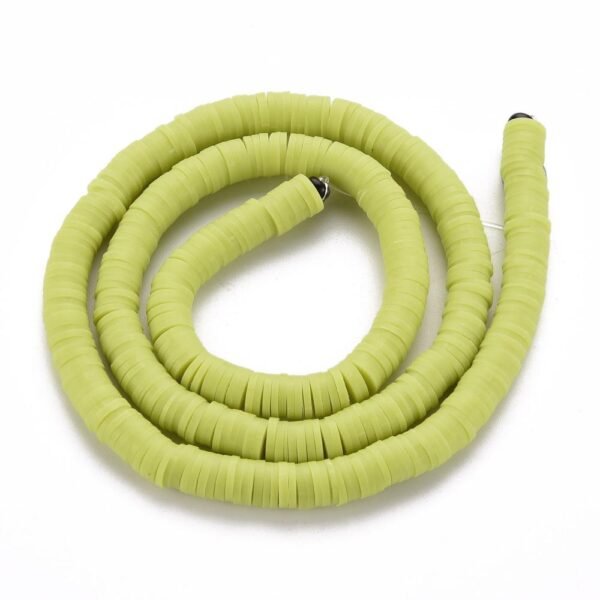 Tira de fimo plano verde manzana
