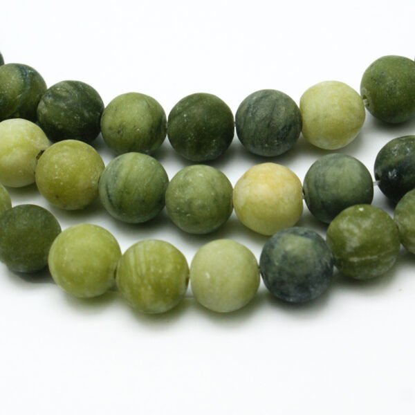 Tira de piedra natural jade Taiwán verde oliva opaco - Imagen 2