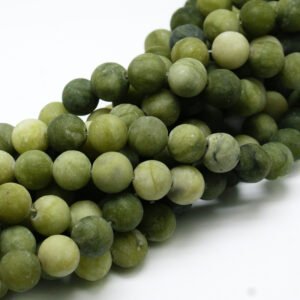 Tira de piedra natural jade Taiwán verde oliva opaco