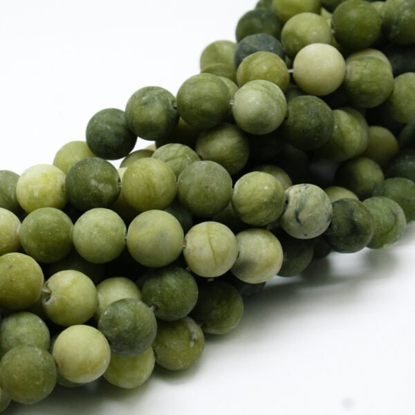 Tira de piedra natural jade Taiwán verde oliva opaco