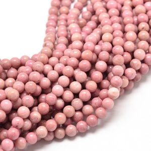 Tira de piedra natural rodonita rosa