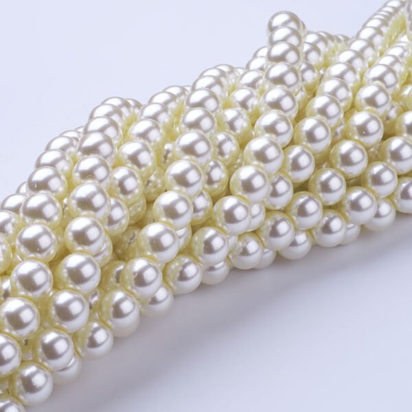 TIRA DE PERLAS DE VIDRIO DE 10MM (75 CM) - Imagen 2