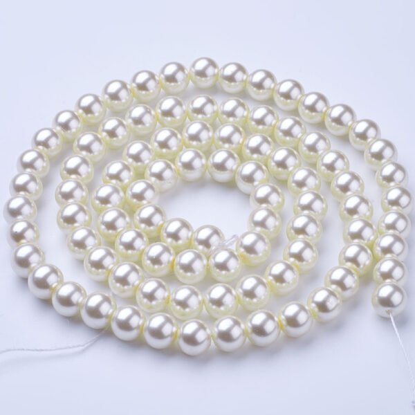 TIRA DE PERLAS DE VIDRIO DE 10MM (75 CM) - Imagen 3