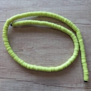 Tira de fimo plano verde claro 6mm