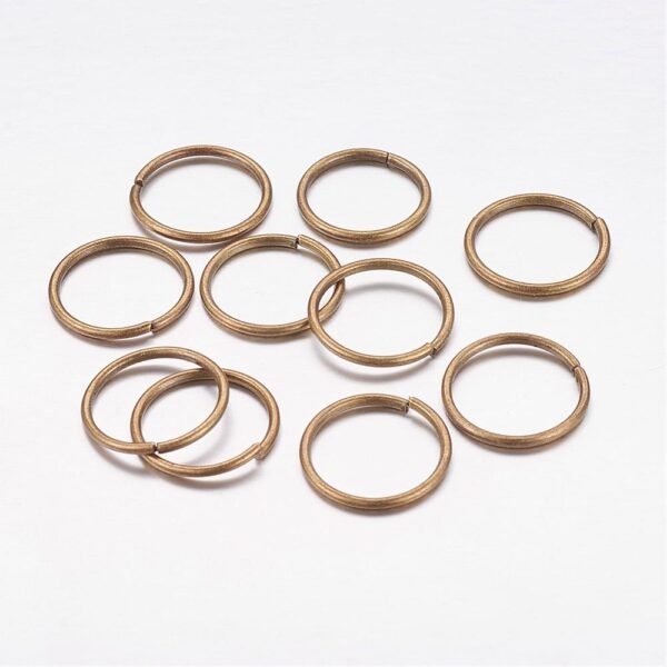 Argollas de hierro de 14mm por 10 gramos - Imagen 2
