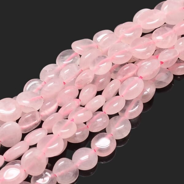 Tira de piedra natural cuarzo rosa semillas - Imagen 2