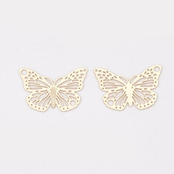 Dije mariposa microperforada doble unión - Imagen 2