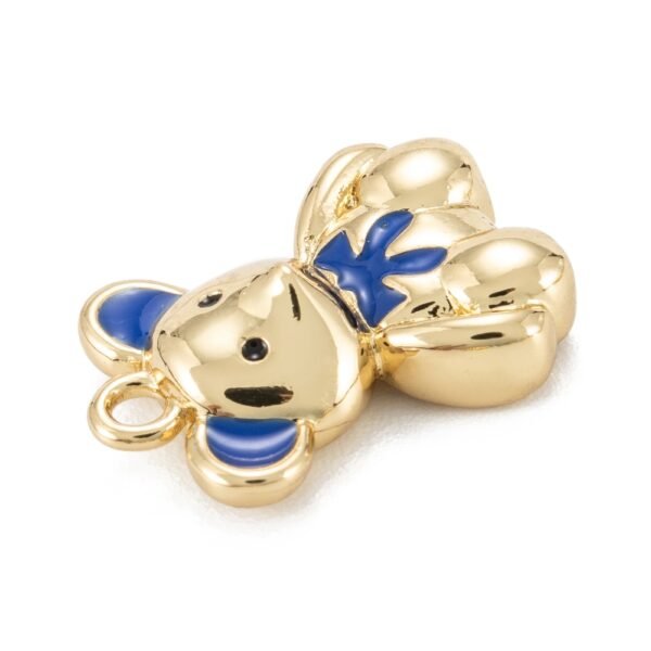 Colgante oso esmaltado laminado oro 18k/goldfilled - Imagen 3