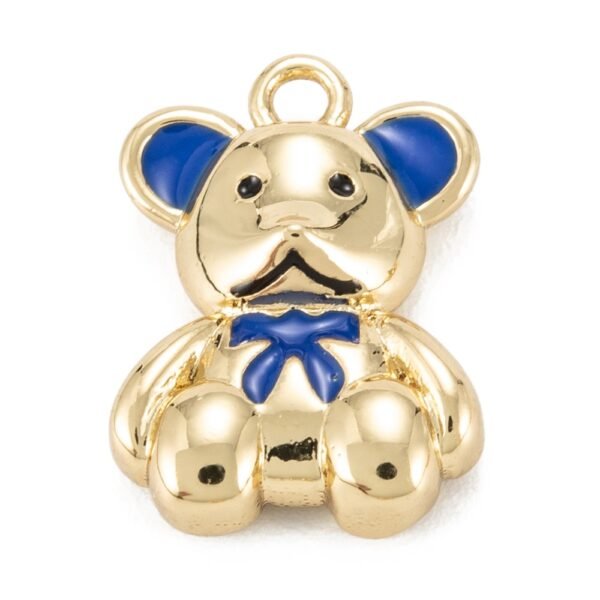 Colgante oso esmaltado laminado oro 18k/goldfilled - Imagen 2