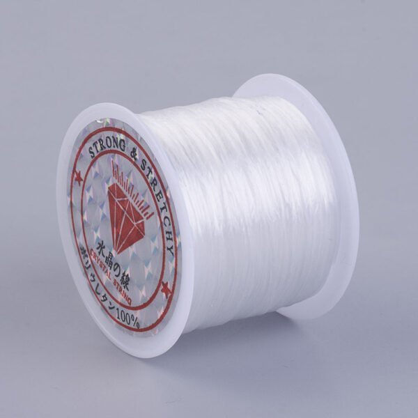 Rollo de tanza elástica de cristal hilo multifilamento 0,5mm