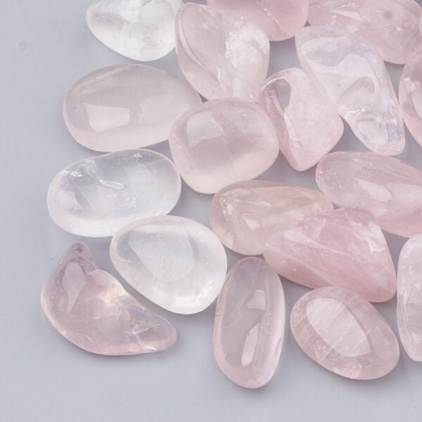 PIEDRA ROLADA CUARZO ROSA (POR 100 GRAMOS)