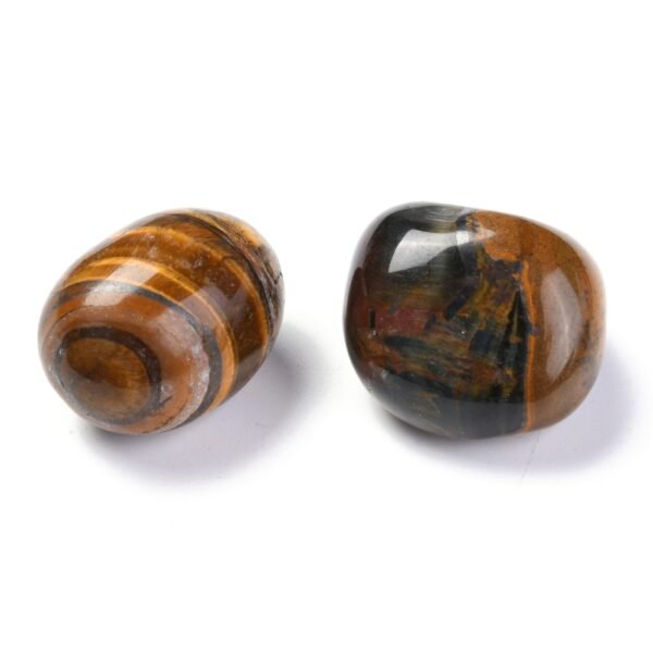 PIEDRA ROLADA OJO DE TIGRE (POR 100 GRAMOS) - Imagen 2