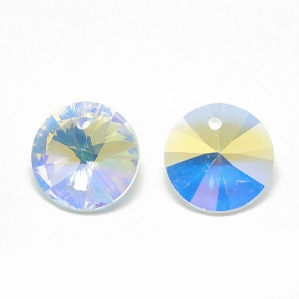 Colgantes de cristal redondos forma cónica (pack x 10)