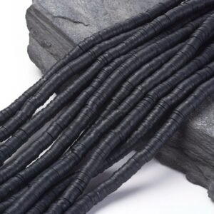 TIRA DE FIMO PLANO NEGRO 6MM