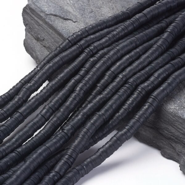 TIRA DE FIMO PLANO NEGRO 6MM