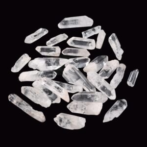 CUARZO CRISTAL DE ROCA PUNTAS EN BRUTO (PACK POR 100 GRAMOS)