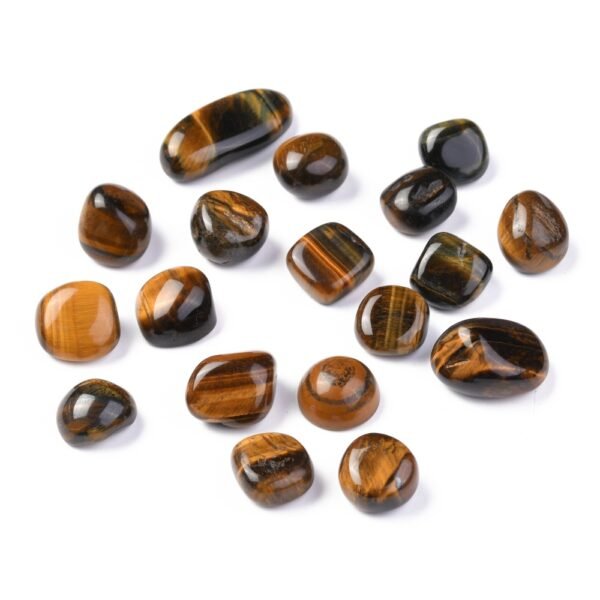 PIEDRA ROLADA OJO DE TIGRE (POR 100 GRAMOS)