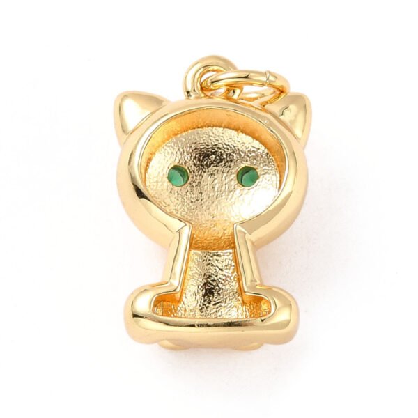 Dije gatito laminado oro 18k/goldfilled - Imagen 2