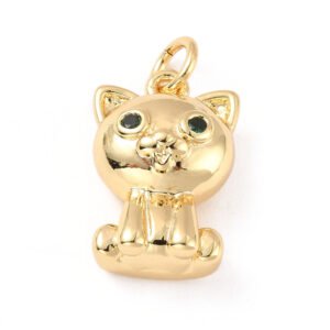 Dije gatito laminado oro 18k/goldfilled