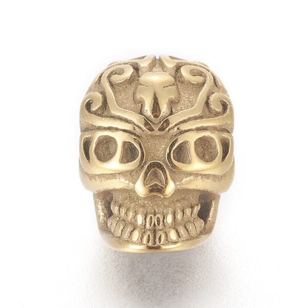 Dije tallado pasante calavera